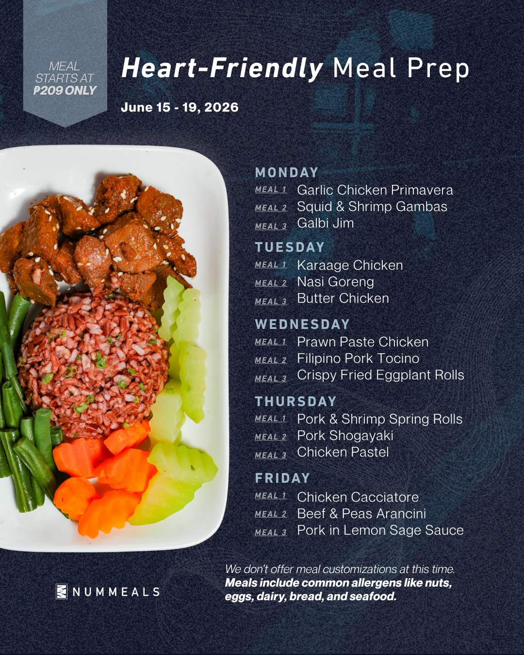 HEART-FRIENDLY MEAL PREP