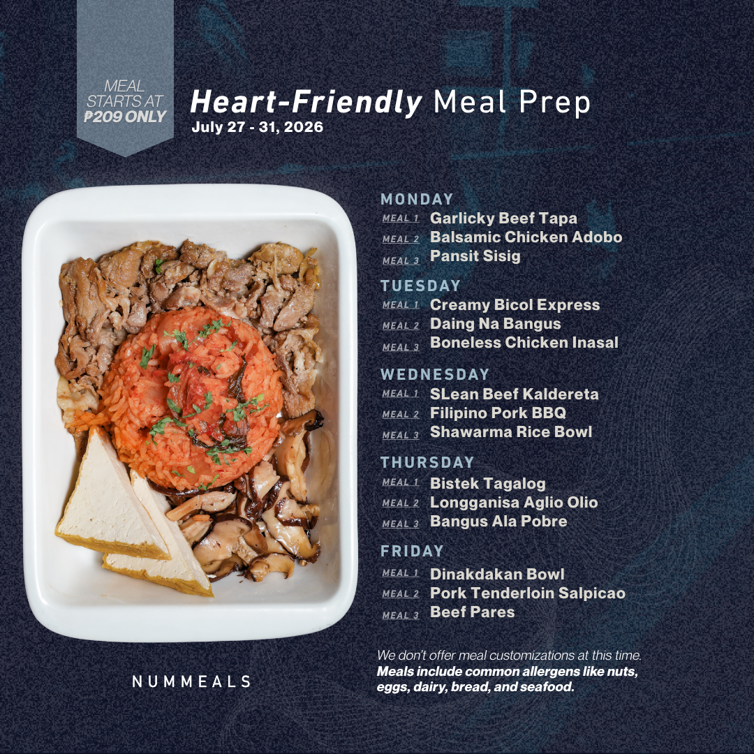 HEART-FRIENDLY MEAL PREP